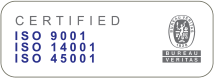 Certificaciones ISO 9001, ISO 14001 e ISO 45001 Bureau Veritas